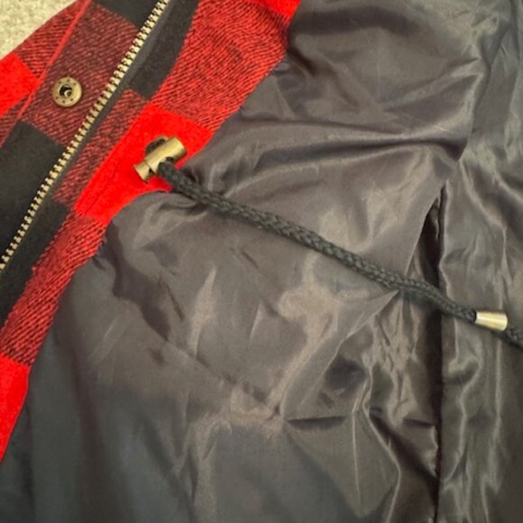 Rue 21 Buffalo Plaid Anorak Jacket - Women's Medium - Picture 10 of 15